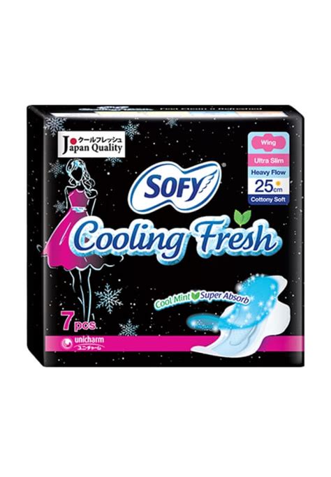 Sofy Cooling Fresh Day Ultra Slim Wing 25cm 7s
