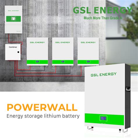 BMS Powerwall Solar Battery 10 Years Warranty Li Ion Powerwall 48V