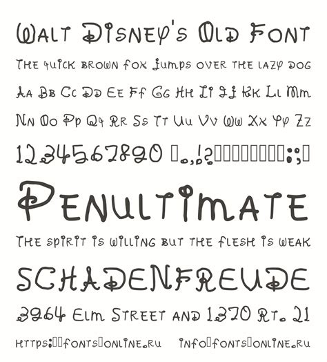 Walt Disney's Old Font font