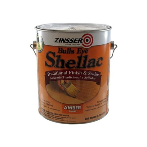 Gallon Amber Zinsser Bulls Eye Shellac - Greschlers Hardware