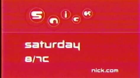 Nickelodeon Snick Promo 2000 Youtube