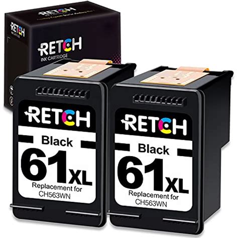 Retch Remanufactured 61xl Ink Cartridge Replacement For Hp 61xl 61 Xl Ch563wn 2 Combo Pack Black