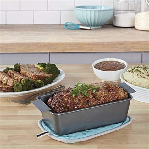 Buy Chicago Metallic Non Stick 2 Piece Healthy Meatloaf Set Grey 16 38