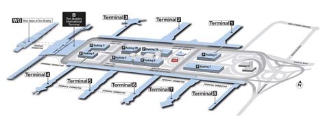 Terminals at the Los Angeles International Airport LAX