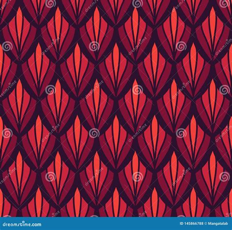 Art Deco Pattern Geom Trico Sem Emenda Fundo Floral Do Vetor Abstrato