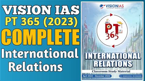 Complete 365 International Relations Vision Ias For Upsc 2023 Upsc