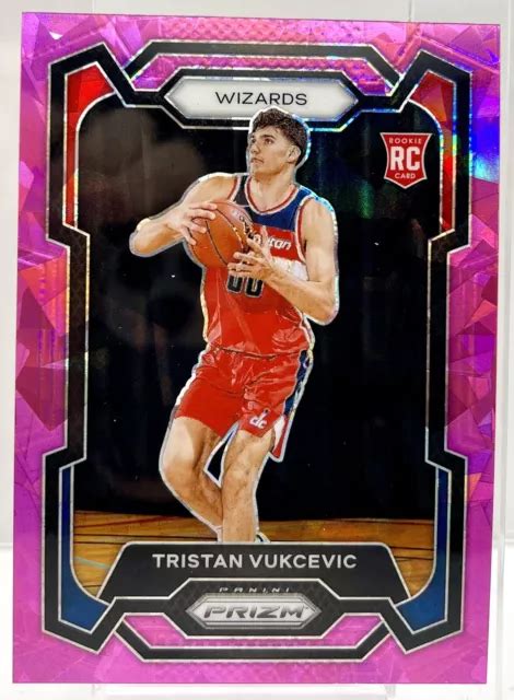 Panini Prizm Tristan Vukcevic Rosa Rookie Ghiaccio Rookie