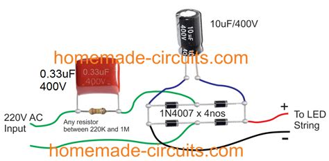 Simple Power Supply Circuit Without Transformer