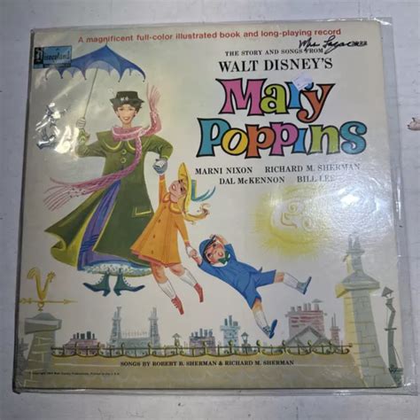 THE STORY AND Songs From Walt Disney S Mary Poppins LP Storybook