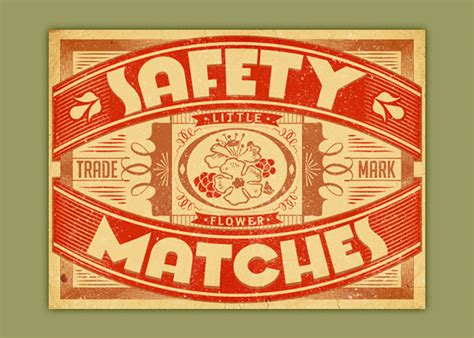 Vintage Matchbox Labels on Behance