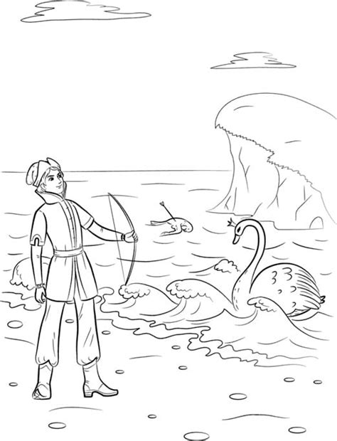 Раскраска Сказка о царе Салтане 3 - Бесплатнo Pаспечатать или Cкачать ...