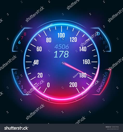 Car speedometer dashboard icon. Speed meter fast race technology design measurement panel. #Ad ...