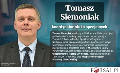 Kim Jest Tomasz Siemoniak Koordynator S U B Specjalnych Biogram