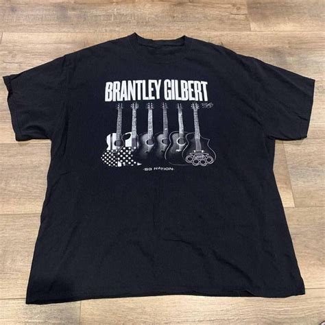 Bg Nation Guitars Brantley Gilbert Classic Black S Xl Se Unisex