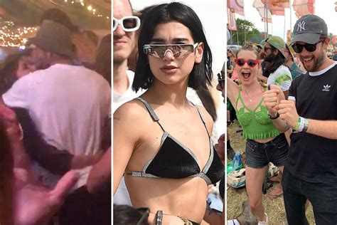 Dua Lipa Parties At Glastonbury As Victoria Beckham Swaps Her Heels For Wellies At The Festival