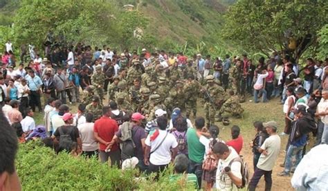 Dos Muertos Arroja Enfrentamiento De Campesinos Y Fuerza Publica San