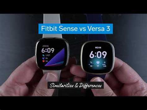 Fitbit Sense Vs Versa Major Differences Youtube