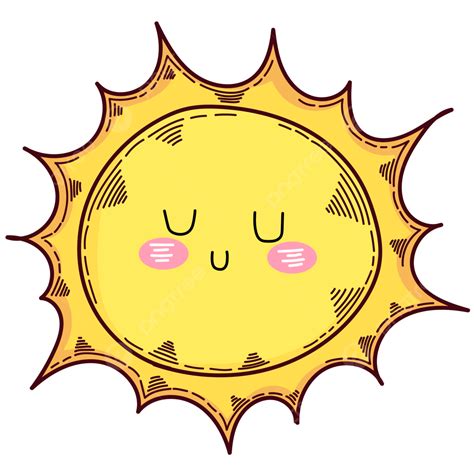 Un Hermoso Sol De Dibujos Animados Png Dom Dibujos Animados Cara