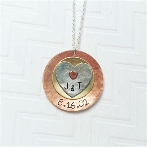 Name Necklace Initial Necklace Anniversary Necklace Date Necklace ...