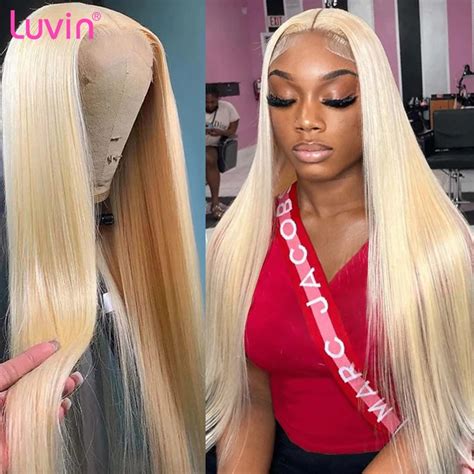 Luvin Honey Blonde Straight X Hd Transparent Lace Frontal Wig