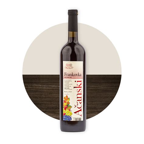 AČANSKI FRANKOVKA 0 75L Vinarija Ačanski