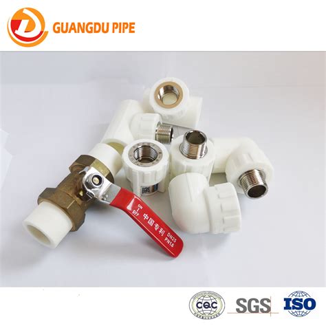 20 110mm Plastic Plumbing 90 Degree Equal Elbow Fittings PPR Pipe