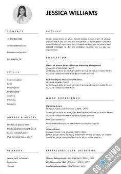 Go Sumo Cv Templates Resume Curriculum Vitae Design Ideas Cv