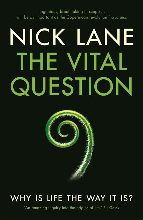 The Vital Question Nick Lane 9781781250372 Allen And Unwin Australia