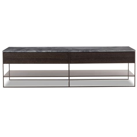 Calder Bronze Console Table With 2 Drawers Minotti CHANINTR