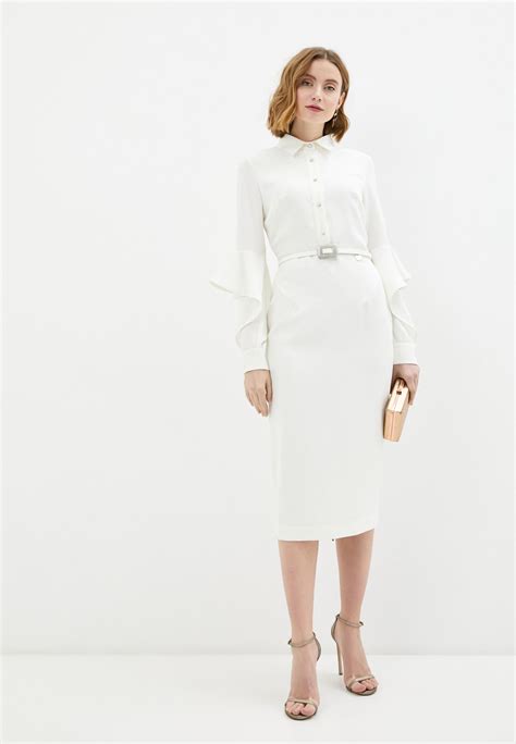 Платье Rich Naked цвет белый MP002XW04MPT купить в интернет магазине Lamoda