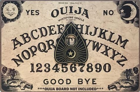 Ouija Planchette Moon And Sun Wooden Occult Divination For Spirit