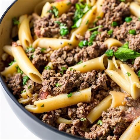 One Pot Ground Beef Pasta Recipe Instacart