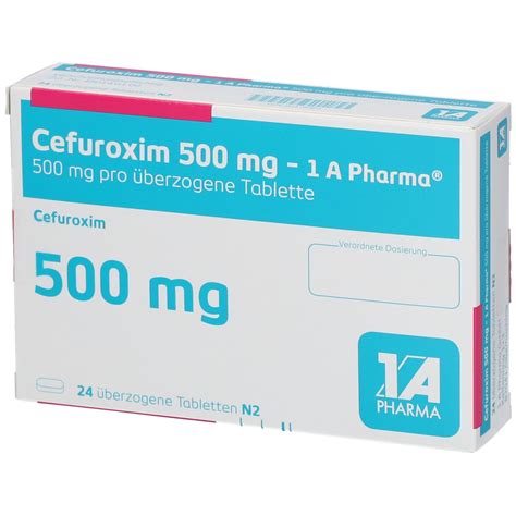 Cefuroxim Mg A Pharma St Mit Dem E Rezept Kaufen Shop Apotheke