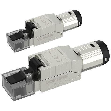 Vcelink Conector Rj Sin Herramienta Conector Rj Cat Blindado Para