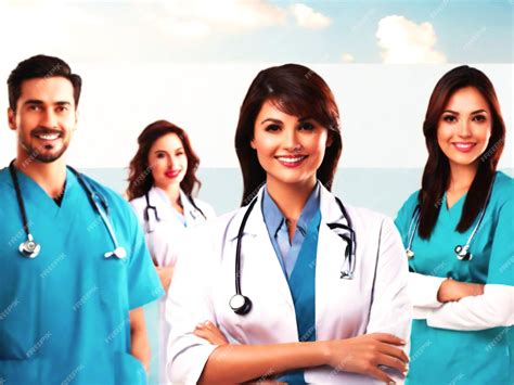 Doctors day banner design with doctor and stethoscope hyper realistic