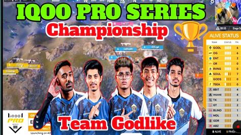 IQOO PRO SERIES CHAMPIONS TEAM GODLIKE YouTube