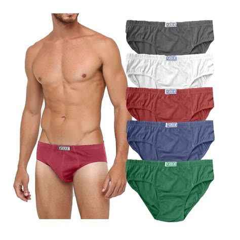 Kit Cuecas Slip P Ao G Cueca Slip Tradicional Normal E Plus Size