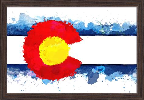 Abstract Colorado Flag