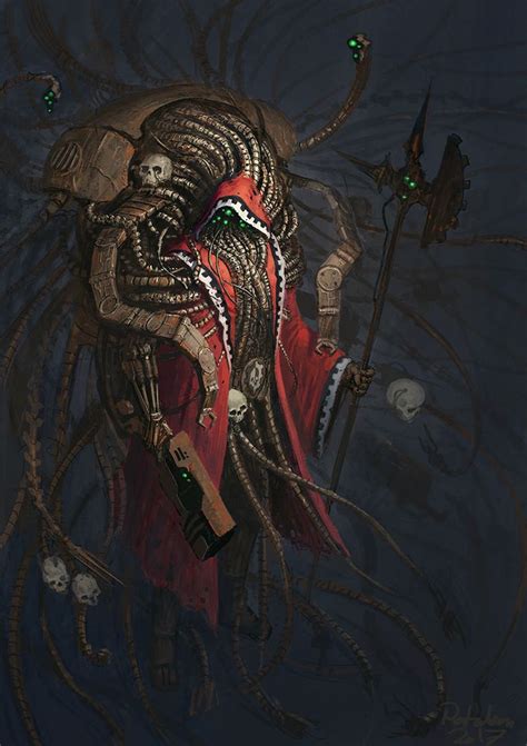 Tech Priest Magos By Rotaken On Deviantart Warhammer 40k Warhammer