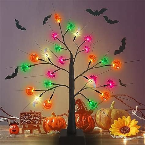 Amazon Inch Black Halloween Tree Halloween Branch Tree With