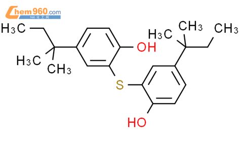 98 26 0 Phenol 2 2 thiobis 4 1 1 dimethylpropyl 化学式结构式分子式mol