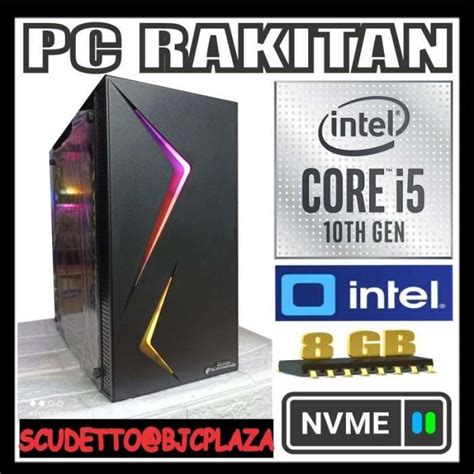 Jual Pc Rakitan I Nvme Hdd Intel Gen Di Seller Manguni