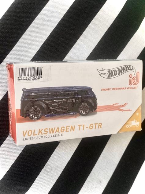 Hot Wheels Id HTF Volkswagen T1 GTR Blue Limited Run Collectible Hotwheels VW Hobbies Toys