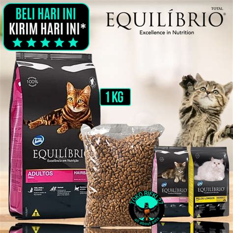 Jual Repack Equilibrio Kg All Varian Cat Dry Food Makanan Kering