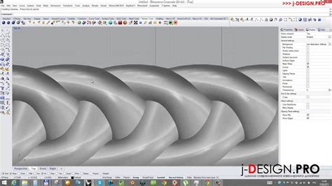 J Design Pro Моделирование кольца с косичкой в Rhinoceros Youtube