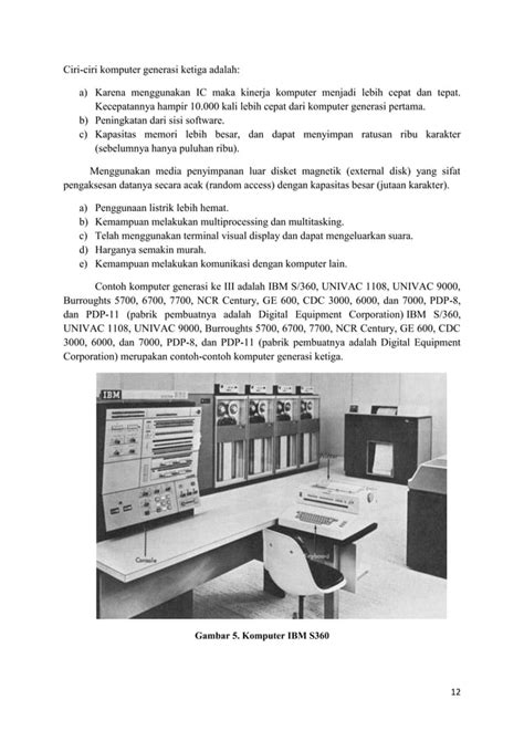 Perkembangan Komputer Dari Generasi Pertama Sampai Sekarang