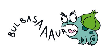 Angry Bulbasaur by LukeBlizz on DeviantArt