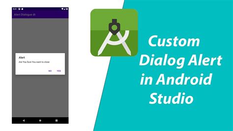 How To Create Alert Dialog Box In Android Studio Youtube