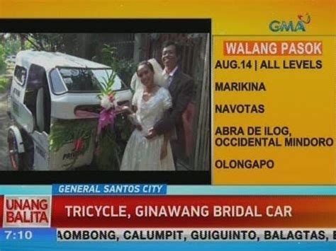 Ub Tricycle Ginawang Bridal Car Sa Gensan Youtube