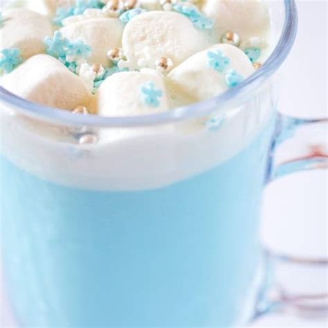 Elsa S Frozen Hot Chocolate I Knead To Eat